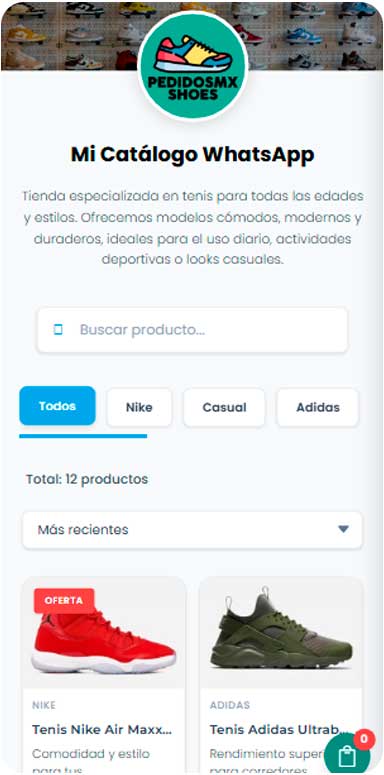 Catálogo de Productos PedidosMX